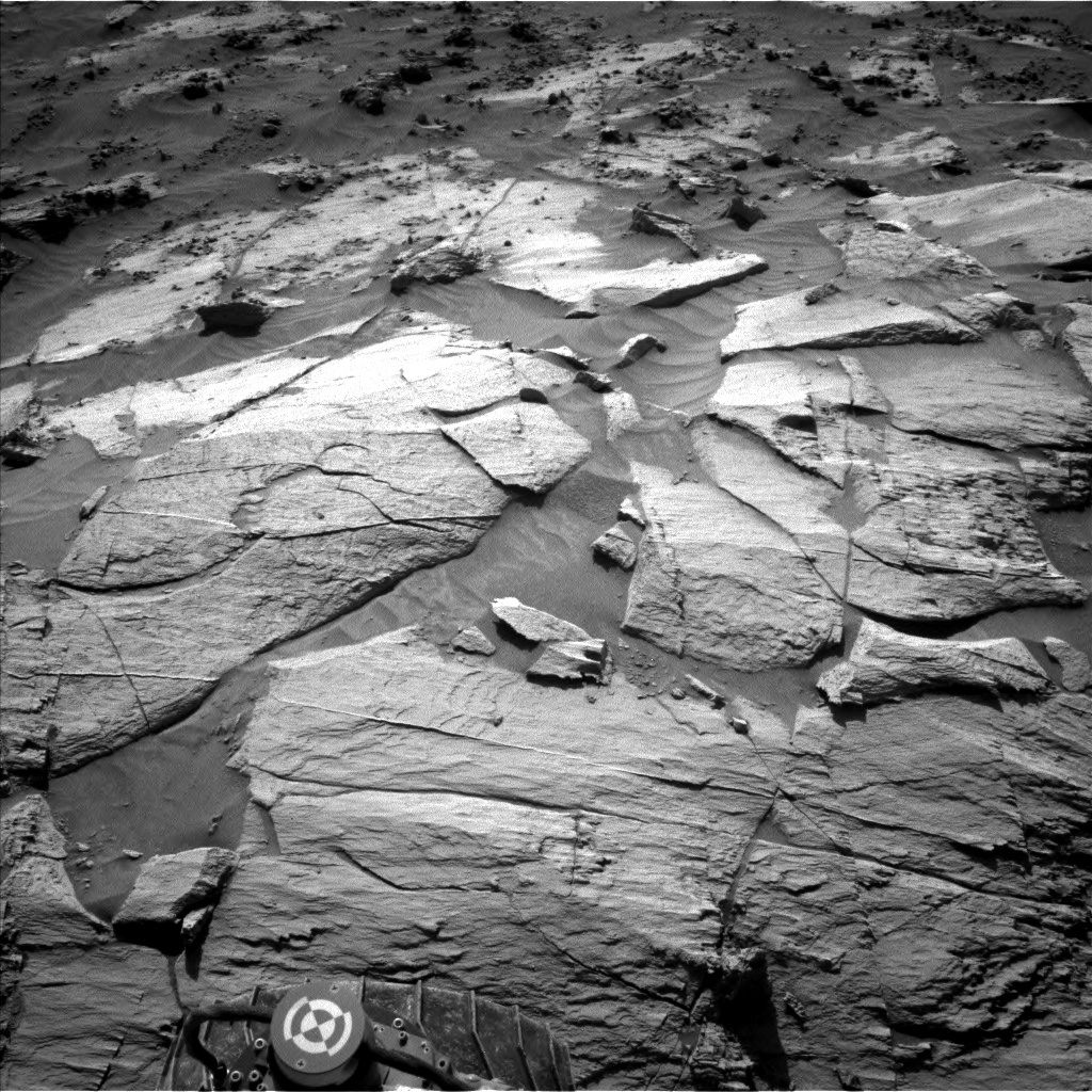 This image was taken by Left Navigation Camera onboard NASA's Mars rover Curiosity.