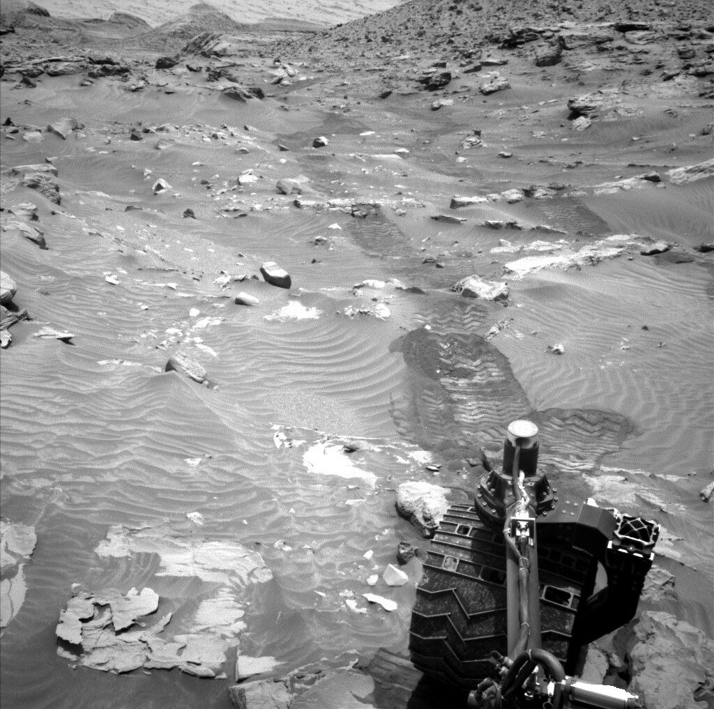 This image was taken by Left Navigation Camera onboard NASA's Mars rover Curiosity on Sol 3406.