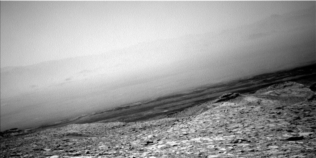 This image was taken by Left Navigation Camera onboard NASA's Mars rover Curiosity on Sol 3653. Credits: NASA/JPL-Caltech.