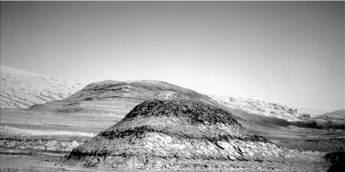 This image of a Mars mountain was taken by Left Navigation Camera onboard Curiosity on Sol 3667.