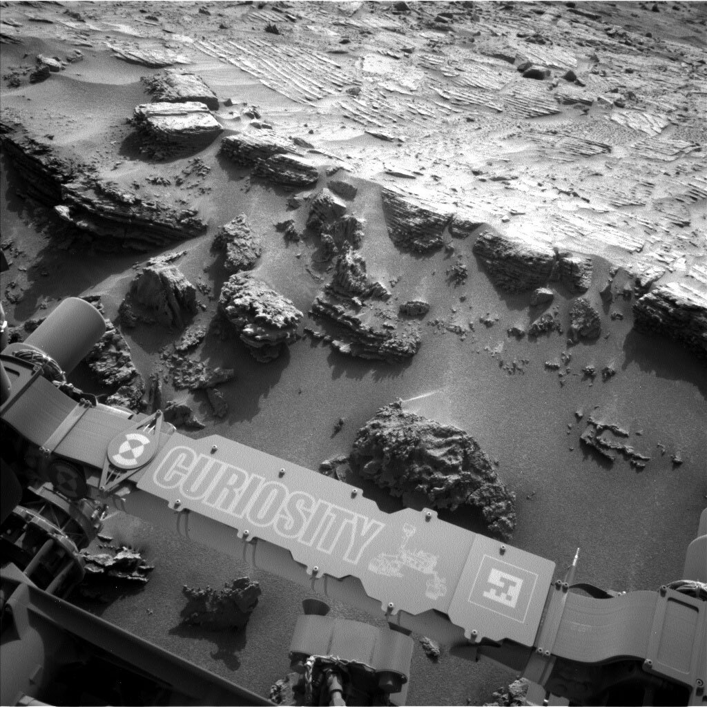 This image was taken by Left Navigation Camera onboard NASA's Mars rover Curiosity on Sol 3687.