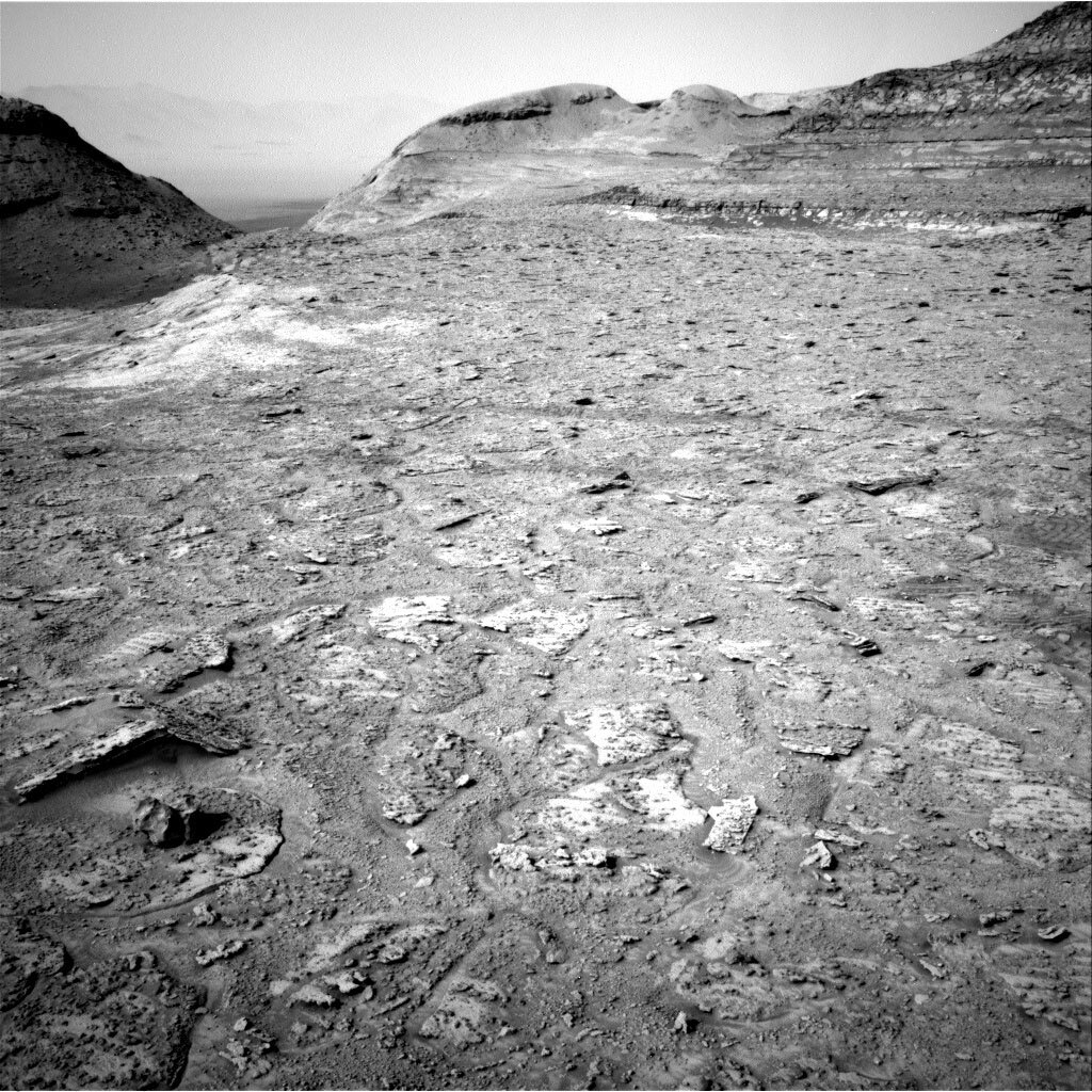 This image was taken by Right Navigation Camera onboard NASA's Mars rover Curiosity on Sol 3733.