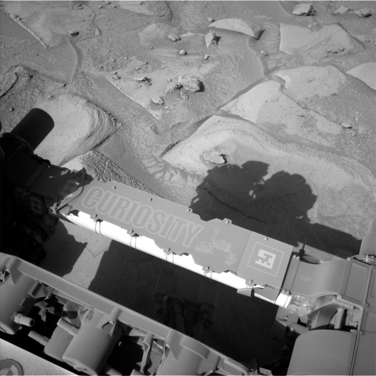 This image was taken by Left Navigation Camera onboard NASA's Mars rover Curiosity on Sol 3858.