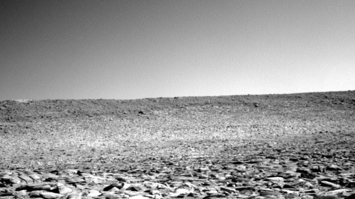 This image shows the vast and rocky martian surface taken by Left Navigation Camera onboard NASA's Mars rover Curiosity on Sol 3885.