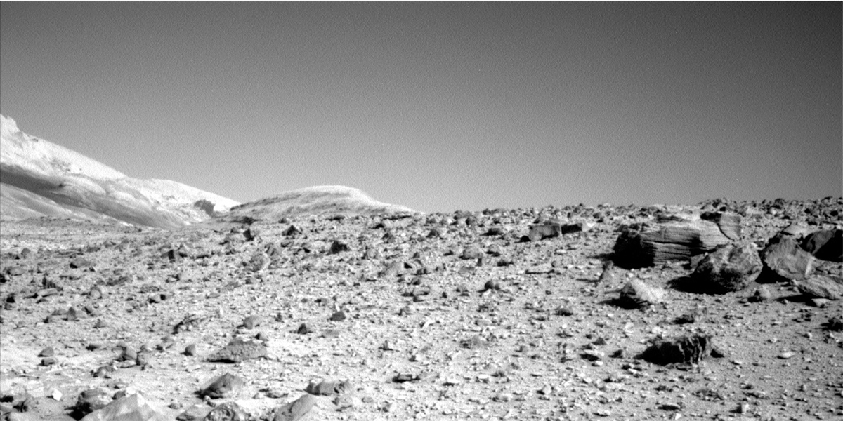 This image of the Martian surface was taken by Left Navigation Camera onboard NASA's Mars rover Curiosity on Sol 3921.