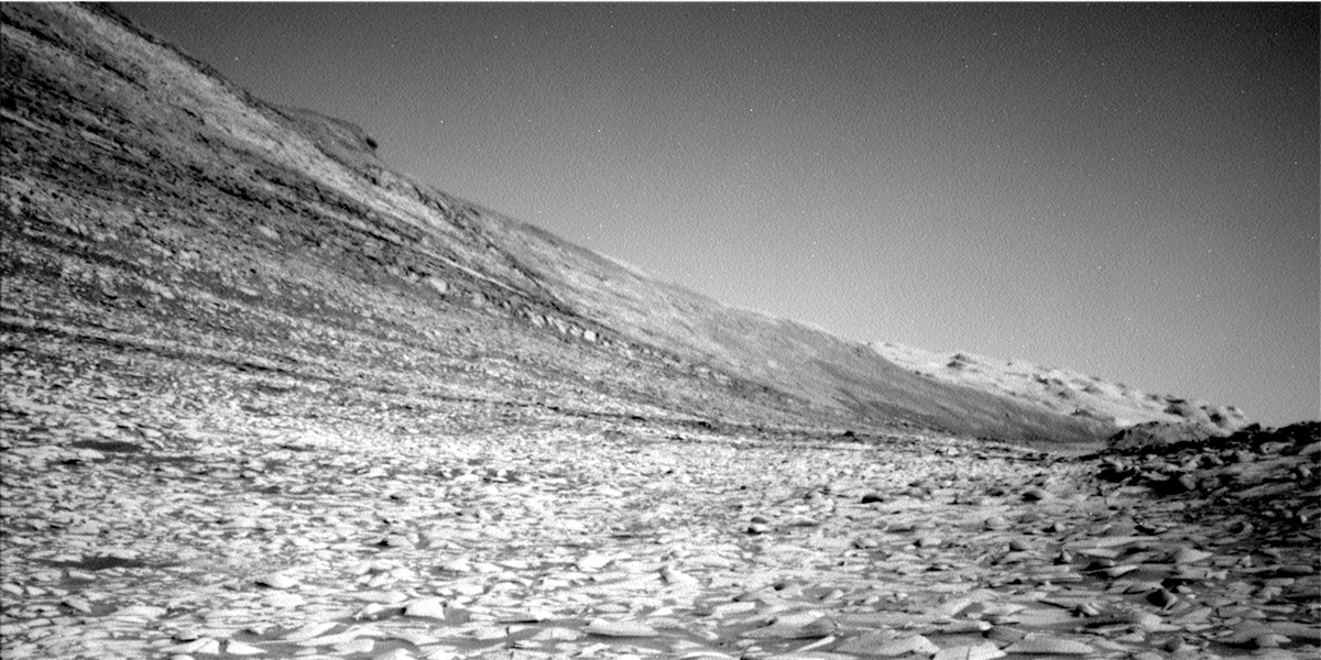 This image was taken by Left Navigation Camera onboard NASA's Mars rover Curiosity on Sol 4078.