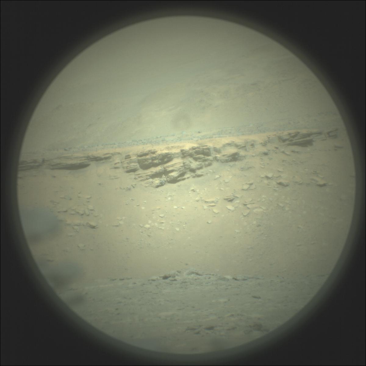 NASA's Mars Perseverance rover acquired this image using the SuperCam Remote Micro-Imager, located at the top of the rover's mast.