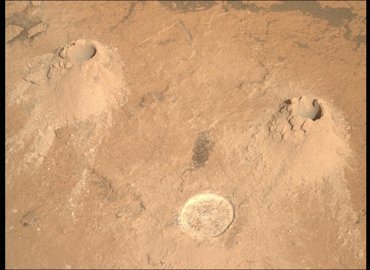 NASA's Mars Perseverance rover acquired this image using its Right Mastcam-Z camera. Mastcam-Z is a pair of cameras located high on the rover's mast.