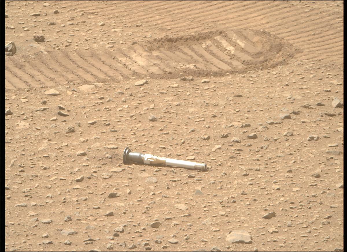 NASA's Mars Perseverance rover acquired this image using its Right Mastcam-Z camera. Mastcam-Z is a pair of cameras located high on the rover's mast.
