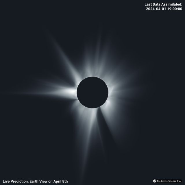 Predicting Solar Corona Before Eclipse Using NASA Data