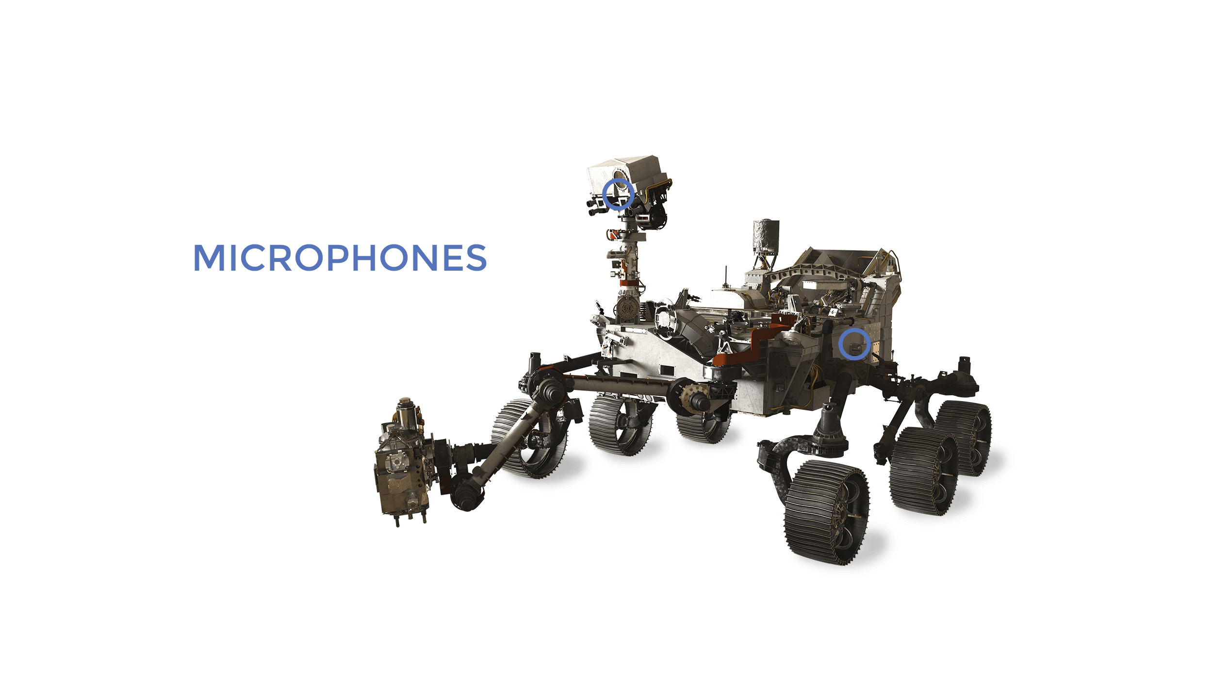 Mars 2020 microphones