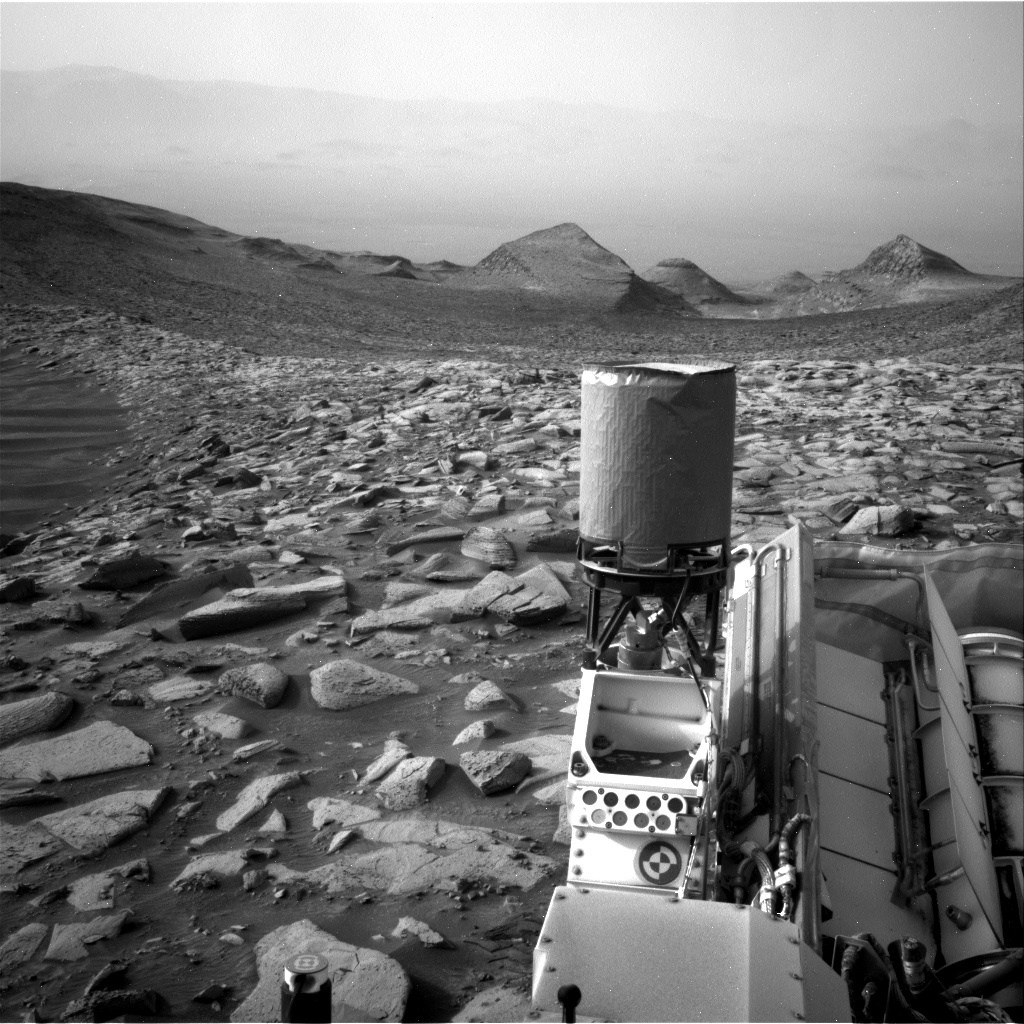 This image was taken by Right Navigation Camera onboard NASA's Mars rover Curiosity on Sol 4132.