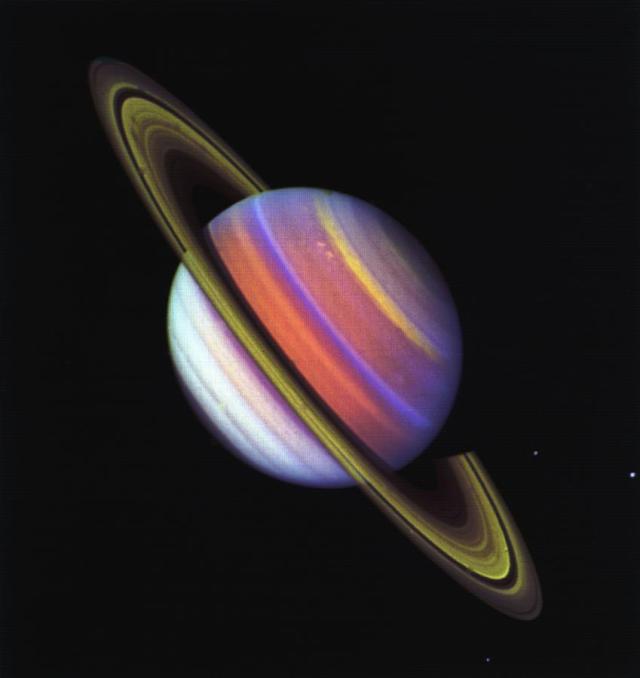
			Voyager at Saturn			