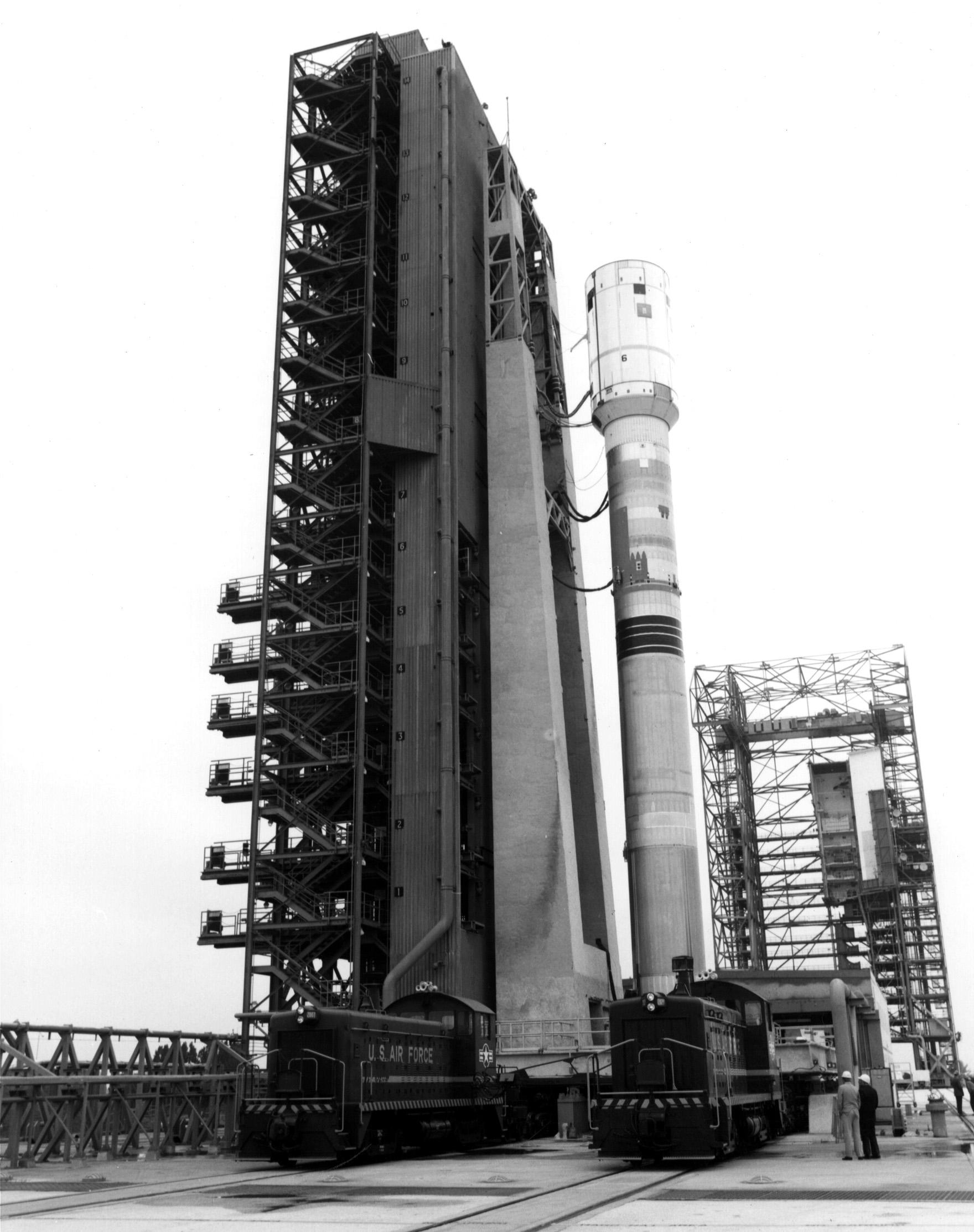 The Titan/Centaur-6 launch vehicle, carrying Voyager 1
