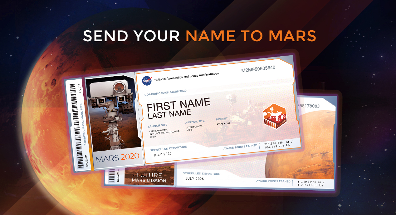 send your name to space nasa
