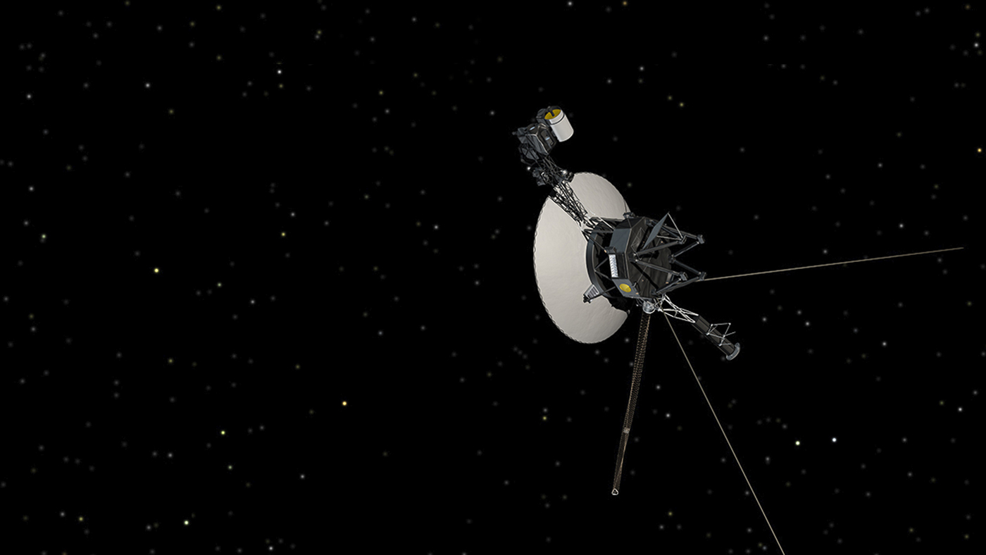 Artist's concept of Voyager 2 in space
