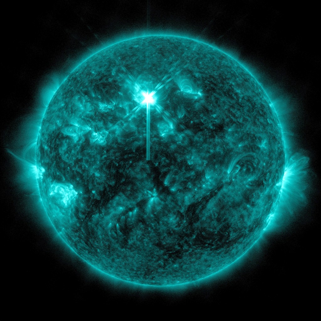 
			Sun Releases Strong Flare - NASA Science			