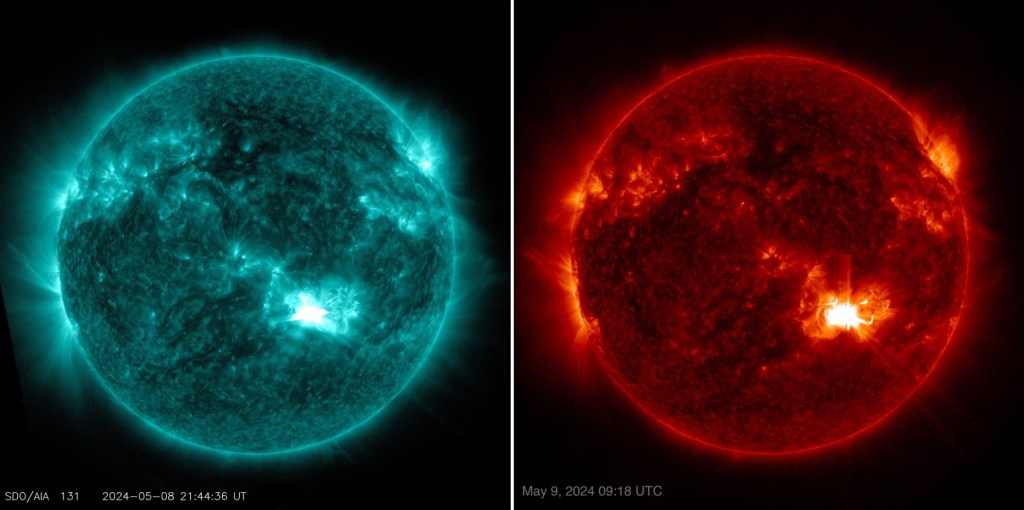 Sun Releases 2 Strong Solar Flares - NASA Science