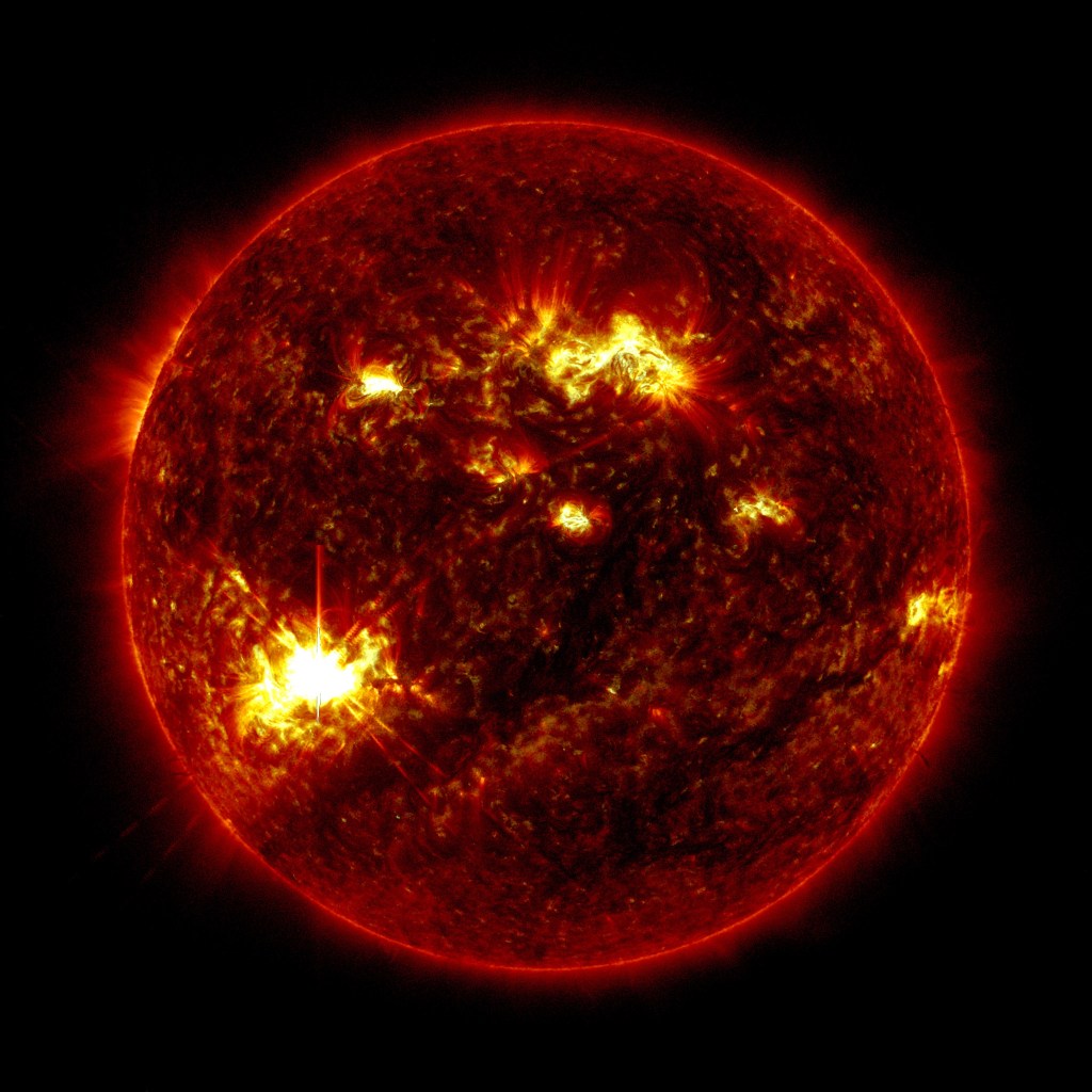
			Strong Solar Flare Erupts from Sun - NASA Science			
