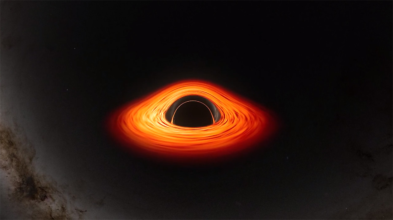 Approaching an accreting black hole