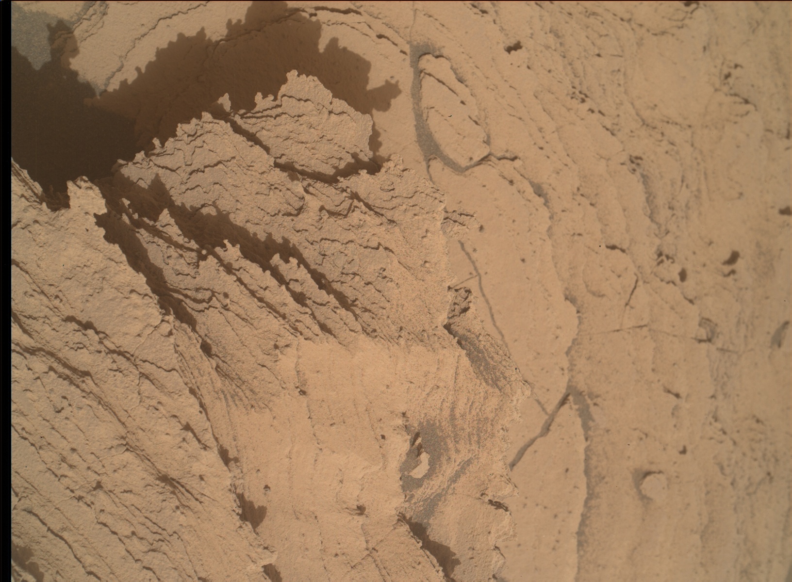 NASA's Mars rover Curiosity acquired this image using its Mars Hand Lens Imager (MAHLI), located on the turret at the end of the rover's robotic arm, on May 7, 2024, Sol 4178 of the Mars Science Laboratory Mission, at 23:20:40 UTC.