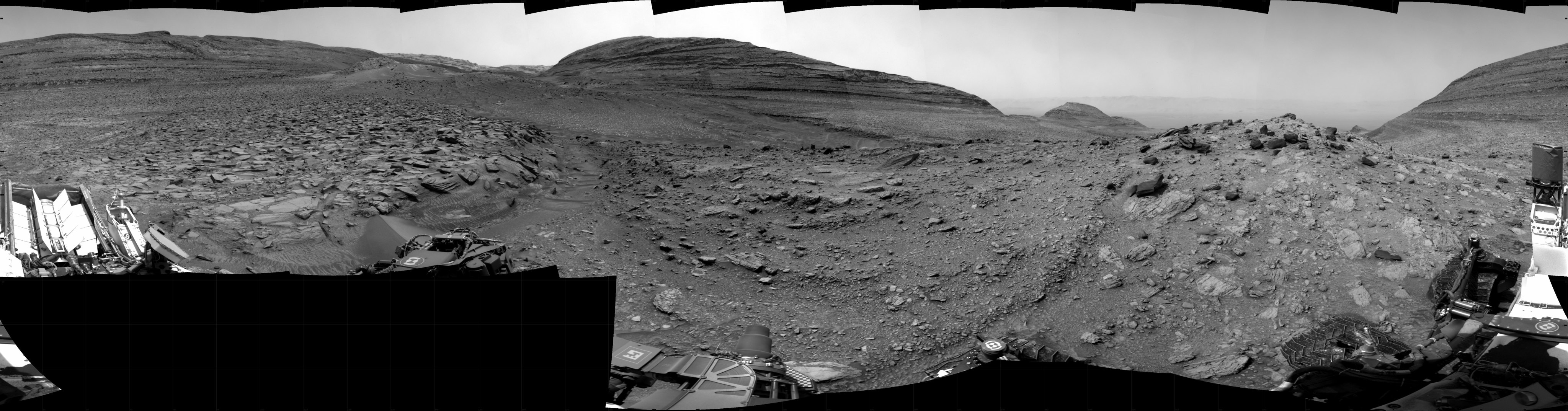 Curiosity took the images on May 13, 2024, Sol 4183 of the Mars Science Laboratory mission at drive 1140, site number 107. The local mean solar time for the image exposures was from 1 PM to 12 PM.