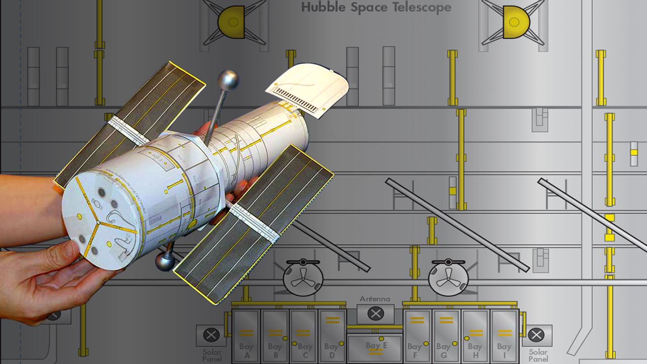 Sample Hand Held Hubble PVC Model