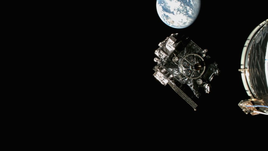 SpaceXâs Falcon Heavy rocket carries NOAAâs GOES-U satellite to geostationary orbit, about 22,236 miles above Earth, on Tuesday, June 25, 2024.