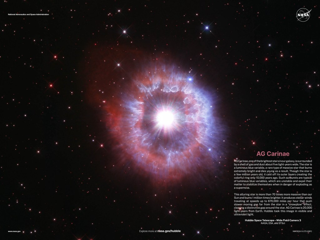 Hubble Poster 2024 - AG Carinae