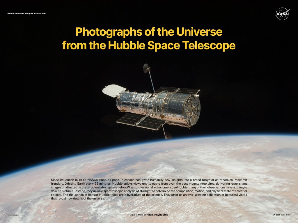 Hubble Poster 2024 - Photographs of the Universe from the Hubble Space Telescope