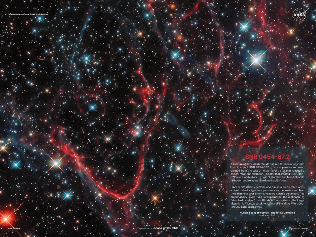 Hubble Poster 2024 - SNR 0454-67.2