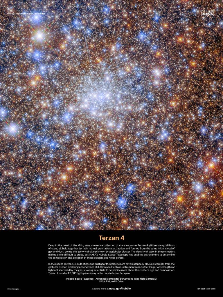 Hubble Poster 2024 - Terzan 4