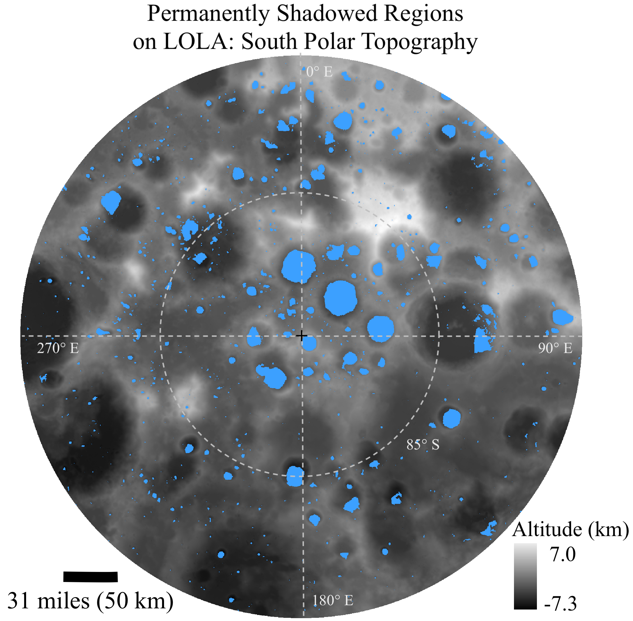 NASA’s LRO: Lunar Ice Deposits are Widespread