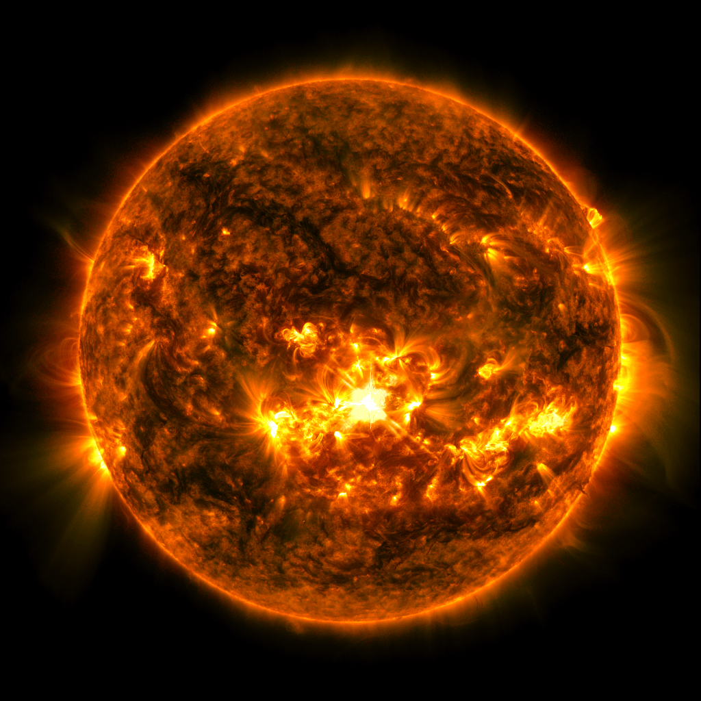
			Sun Releases Strong Solar Flare - NASA Science			