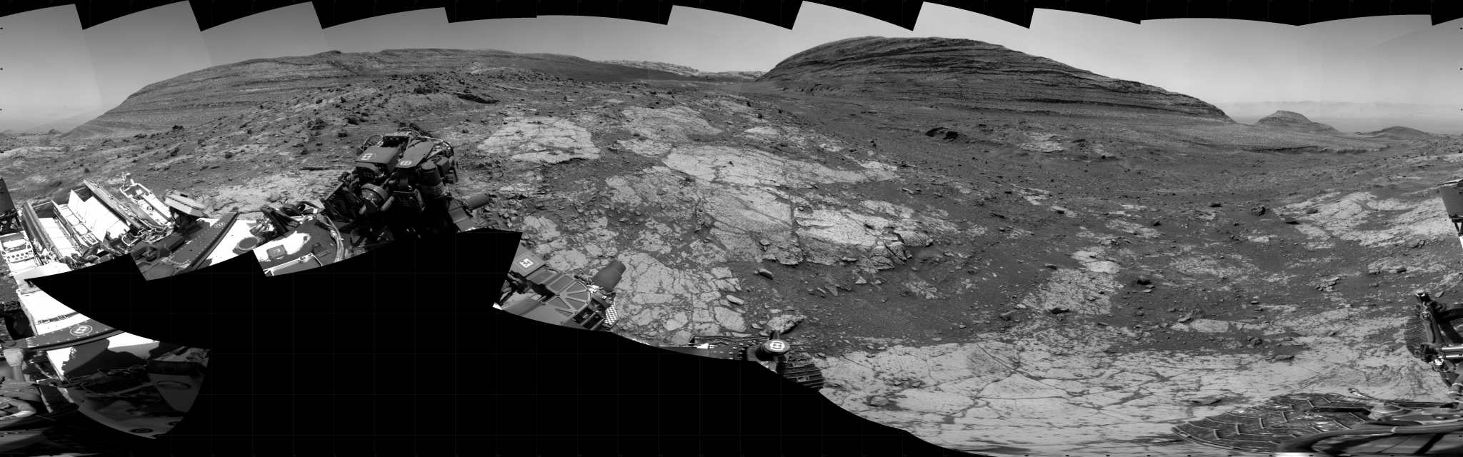 Curiosity took the images on July 22, 2024, Sol 4251 of the Mars Science Laboratory mission at drive 438, site number 108. The local mean solar time for the image exposures was from 1 PM to 2 PM.
