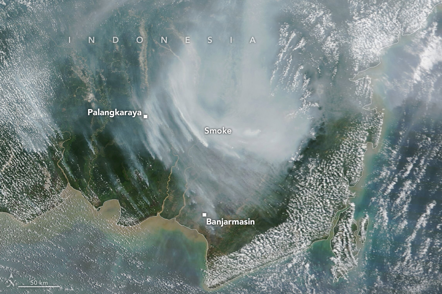 Even a moderate El Niño can dry Indonesia’s landscape, priming it to burn. After several years of comparatively quiet fire seasons during La Niña, the country saw the return of intense, smoky fires with El Niño in 2023.