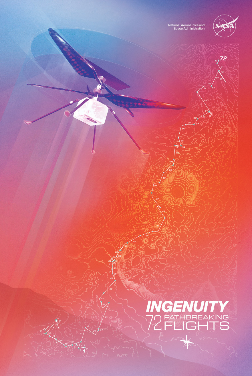 The Ingenuity Mars Helicopter made history on August 19, 2021, when it completed the first powered, controlled flight on another planet, a feat that's been called a "Wright Brothers moment."