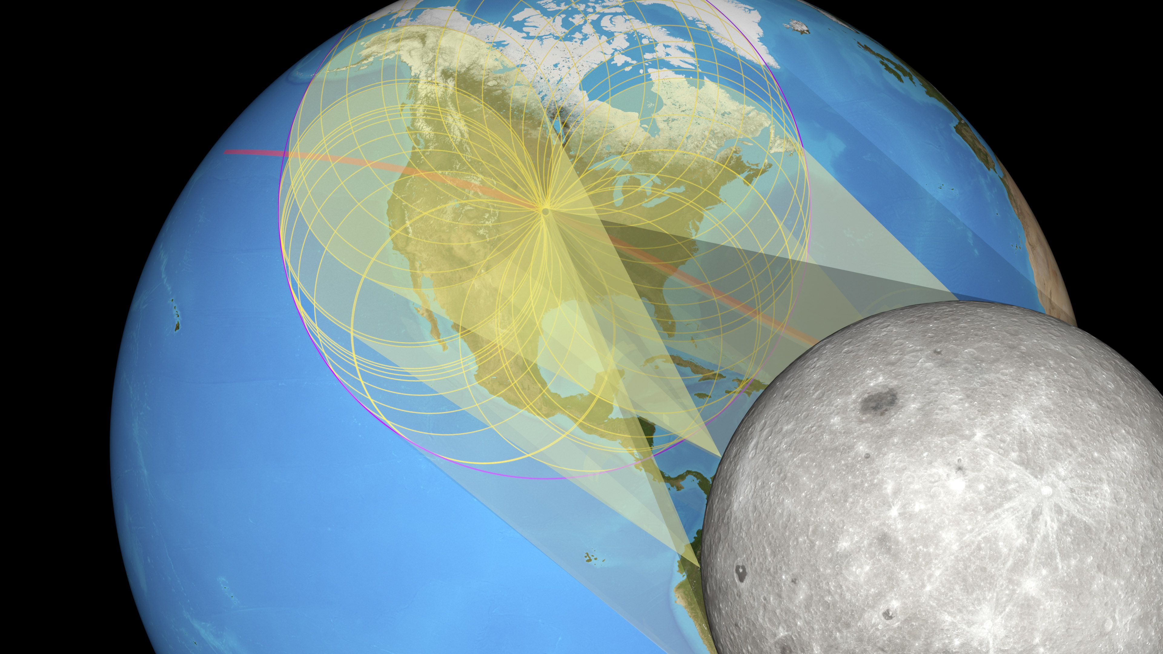 美国国家航空航天局（NASA）开发制作非常精确的日食地图的程序