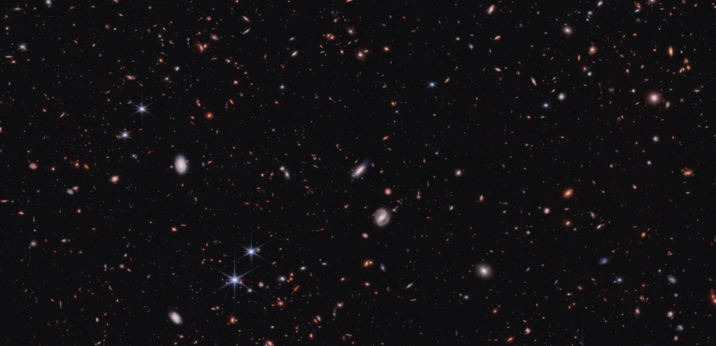 Webb Finds Early Galaxies Weren’t Too Big for Their Britches After All