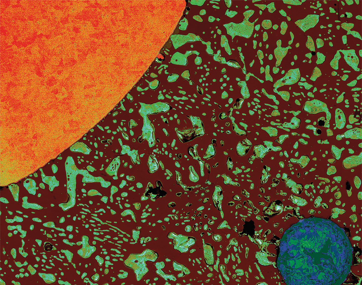 Solar System Parallelism Inside a Solder Bead