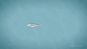 An animation comparing a black Europa Clipper to a gray-colored African elephant. The background is blue. The illustration has the words Europa Clipper: Nearly 13,000 pounds, and African Elephant up to 14,000 pounds.