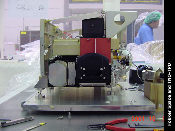 Building the Aura Spacecraft : Ozone Monitoring Instrument (OMI) instrument