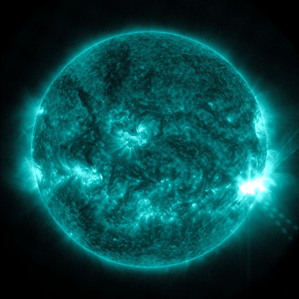 
			Strong Solar Flare Erupts from Sun - NASA Science			