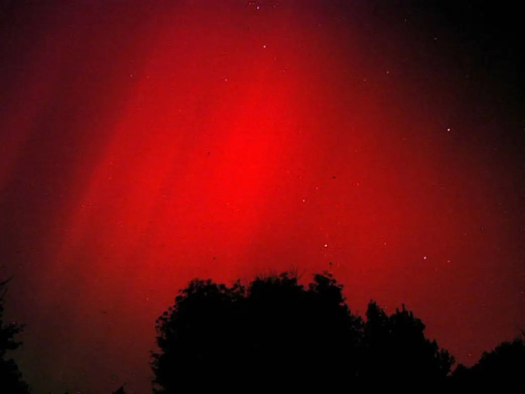 <em>Aurora</em> is the Latin word for "dawn" and is also the name of the Roman goddess of the dawn. Europeans living far from the Arctic Circle usually experienced auroras as a faint red glow to the north, resembling the reddish glow in the east at dawn. <em>Aurora borealis</em> translates to “northern dawn.”<br><em><sub>Image credit: NASA/George Varros</sub></em>