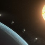 Artist's concept of the PUNCH satellites in orbit.