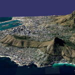 Image of a costal area from a Airbus Digital Elevation Model.