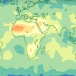 A visualization of GeoOptics data.