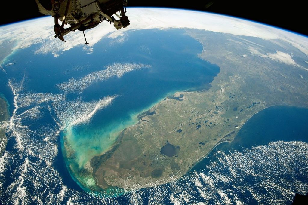 Florida as seen from the International Space Station.