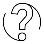 A question mark