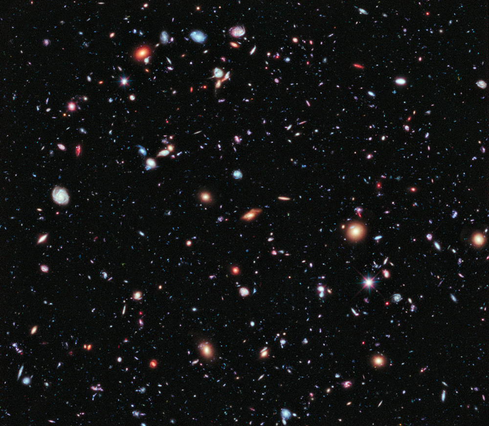 Hubble extreme deep field image